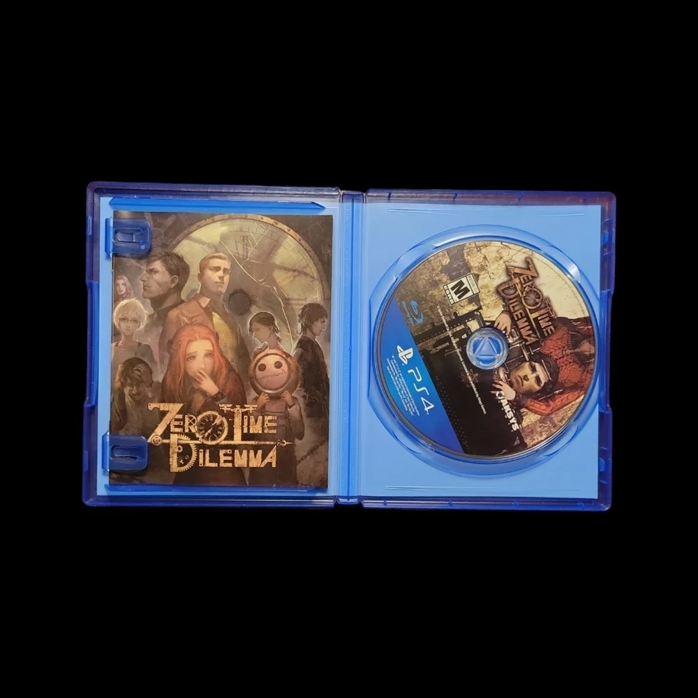Zero Escape Zero Time Dilemma (Playstation 4 or PS4) Console Disc Game